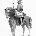 Миниатюра из олова К07 РТ Литаврщик кавалергардского полка 1812 год, 54 мм, Ратник (К07-РТ) (К07-РТ )