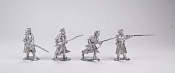 L061. Рядовые в шинелях, набор из 4, 1918-1922 гг. 28 мм, Figures from Leon