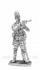 Миниатюра из олова 249 РТ Турецкий офицер, 54 мм, Ратник - фото