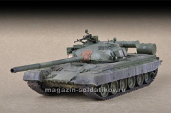 Сборная модель из пластика Русский танк Т-80Б МБТ, 1:72 Трумпетер
