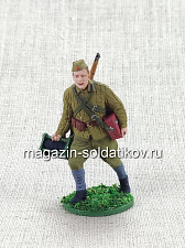 Связист с катушкой, РККА, 54 мм - фото