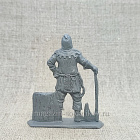Солдатики из пластика Мирный житель. Палач (серый), Воины и битвы (CN60-3) (CN60-3)