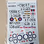 Сборная модель из пластика Декаль 48-345 Hawker Hunter часть 1, 1/48 AeroMaster Decals (Q532-021) (Q532-021 )