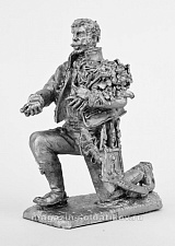 Миниатюра из олова 451 РТ Офицер полка конных егерей Императорской гвардии (Поручик Ржевский), 54 мм, Ратник - фото