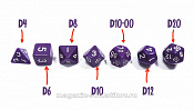 1146 Набор из 7 кубиков для ролевых игр (фиолетовый) Звезда