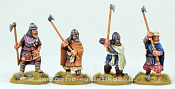 Сборные фигуры из металла Набор миниатюр Varangian Guard with Axes (Hearthguard for SHV) 28 мм,Gripping Beast (SAGA) - фото