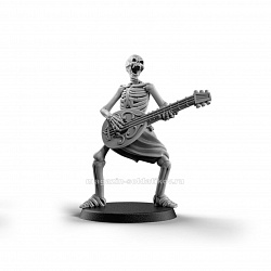 Skeleton Musician 3, 28 mm Punga miniatures