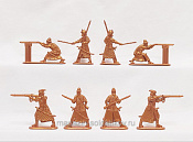 Солдатики из пластика Армия Ивана Грозного №3 (8 шт., золотистый) 1:32, Уфимский солдатик - фото