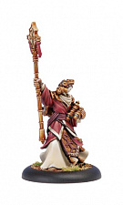 Сборная миниатюра из металла Protectorate Hierophant Warcaster Attachment BLI Warmachine - фото