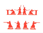 Солдатики из пластика Армия Ивана Грозного №3 (8 шт., красный) 1:32, Уфимский солдатик - фото