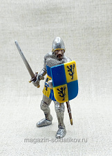 70005 Пеший рыцарь Lion Group 03 Schleich черных - фото