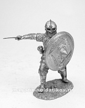 Миниатюра из олова Варяг с мечом, 54 мм, Магазин Солдатики - фото