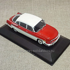 Tatra 603 1962 белый с красным 1:43, WhteBox (IXO) (Q307-149) (Q307-149)