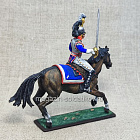 Миниатюра из олова Старший офицер кирасирского подка, Франция 1809-12 гг, 54 мм, Студия Большой полк (ИЛ2404.12.03.54) (ИЛ2404.12.03.54)