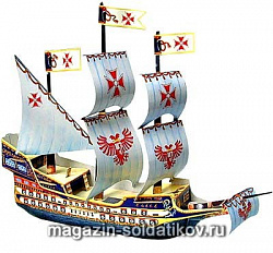 Сборная модель из картона Сборная игрушка из картона. Галеон «Вест-Индия» Умбум (003) (003)