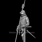 Сборная миниатюра из смолы Псы войны 75 мм (1:24) Medieval Forge Miniatures (C-75-117) (C-75-117)