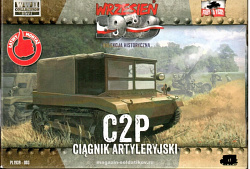 Сборная модель из пластика C2P Artillery Tractor + журнал, 1:72, First to Fight