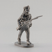 Сборная миниатюра из смолы Мушкетёр, в атаке 28 мм, Аванпост - фото