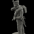 Сборная миниатюра из смолы Рядовой Лейб-гвардии Литовского полка 60 мм, HIMINI