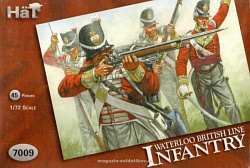 Солдатики из пластика Waterloo British Line Infantry, (1:72), Hat (7009) (7009)