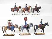 МСПОШ1009 Ниландский полк на параде (кавалерия) Армия Карла XII, XVIII век, 1:32