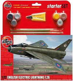Сборная модель из пластика А Самолет E E Lightning F2A (1/72) Airfix (55305) (55305)