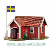 325 "Шведский домик". Сборная модель из картона. 1/87 Умбум