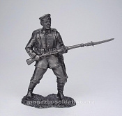 Миниатюра из олова 5277 СП Рядовой пехотного полка, Германия, 1914 г. 54 мм, Солдатики Публия - фото
