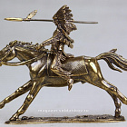 Миниатюра из бронзы Всадник. Битва при Литтл-Бигхорн, 1876 г. 40 мм, Седьмая миниатюра (1876 111) (1876 111)