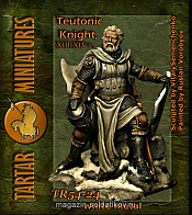 TR54-24	Teutonic Knight, XIII-XIV c. 54mm Tartar Miniatures