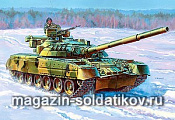 Сборная модель из пластика Танк Т-80УД (1/35) Звезда - фото