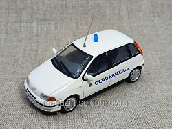 Масштабная модель в сборе и окраске Fiat Punto 60 S 1993, 1/43 Полицейские машины мира (Q540-0103) (Q540-0103)