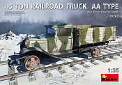 35265 Железнодорожный 1,5 тонный грузовой автомобиль тип АА, MiniArt, 1:35