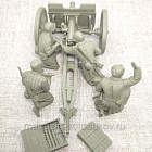 Солдатики из пластика Полковая пушка. РККА.Зима (1:32) Plastic Platoon (PP071) (PP071)