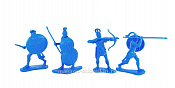 Солдатики из пластика LOD001 1/4 набора Война в Трое (War at Troy infantry) цвет: синий, 1:32, LOD Enterprises - фото