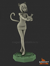 Сборные фигуры из смолы Кошка-Жена 1/35, Sarmat Resin - фото