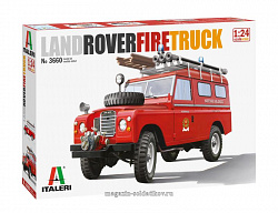 Сборная модель из пластика ИТ Автомобиль LAND ROVER FIRE TRUCK (1/24) Italeri