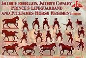 RB72141 Jacobite Rebellion Prince's Lifeguard and Fitzjames Horse Regiment (1/72) Red Box