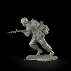 Солдатики из пластика 25-я пехотная дивизия, набор из 6 фигур, 1:32 Plastic Platoon (PP001) (PP001)