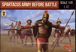 Солдатик из пластика Spartacus Army Before Battle (1/72) Strelets (М110) (М110)