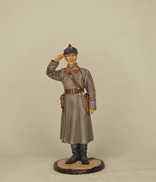 Миниатюра в росписи Лейтенант пехоты РККА. 1941 г. СССР, 1:32, Сибирский партизан. - фото