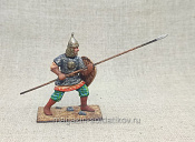 Миниатюра из олова Русский копейщик, 54 мм, Студия Большой полк - фото