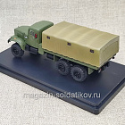 КрАЗ - 255Б с тентом зелёный, 1/72 (Q208-133) (Q208-133)