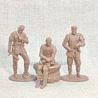 Солдатики из мягкого резиноподобного пластика Викинги №5, набор 6 шт, 1/32 Soldiers. Есть