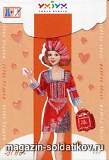 Игоровой набор из картона. Кукла «Этно» Умбум - фото