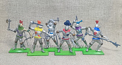 489-070 Английские рыцари, серия 3 (6 шт.) Britains 1/32 - фото