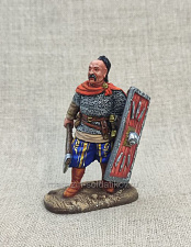 Миниатюра из олова Знатный русский воин, X в., 54 мм, Большой полк - фото