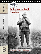 Сборная фигура из смолы Швейк 75мм Shot Mini - фото