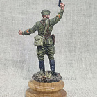 Комбат, капитан пехоты Красной Армии, 1941-43гг. СССР, подставка (MS004) (MS004)