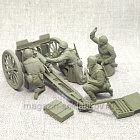 Солдатики из пластика Полковая пушка. РККА.Зима (1:32) Plastic Platoon (PP071) (PP071)